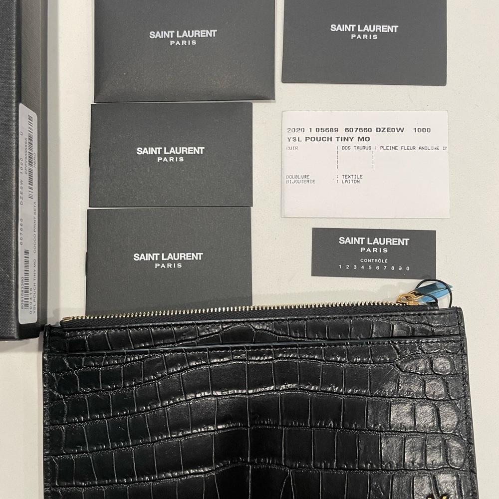 YSL Zipper Bill Pouch - Picture 3 of 8